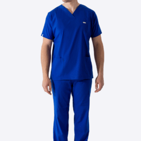 Yula Cerebrum Erkek Scrubs Takımı – Saks Mavisi