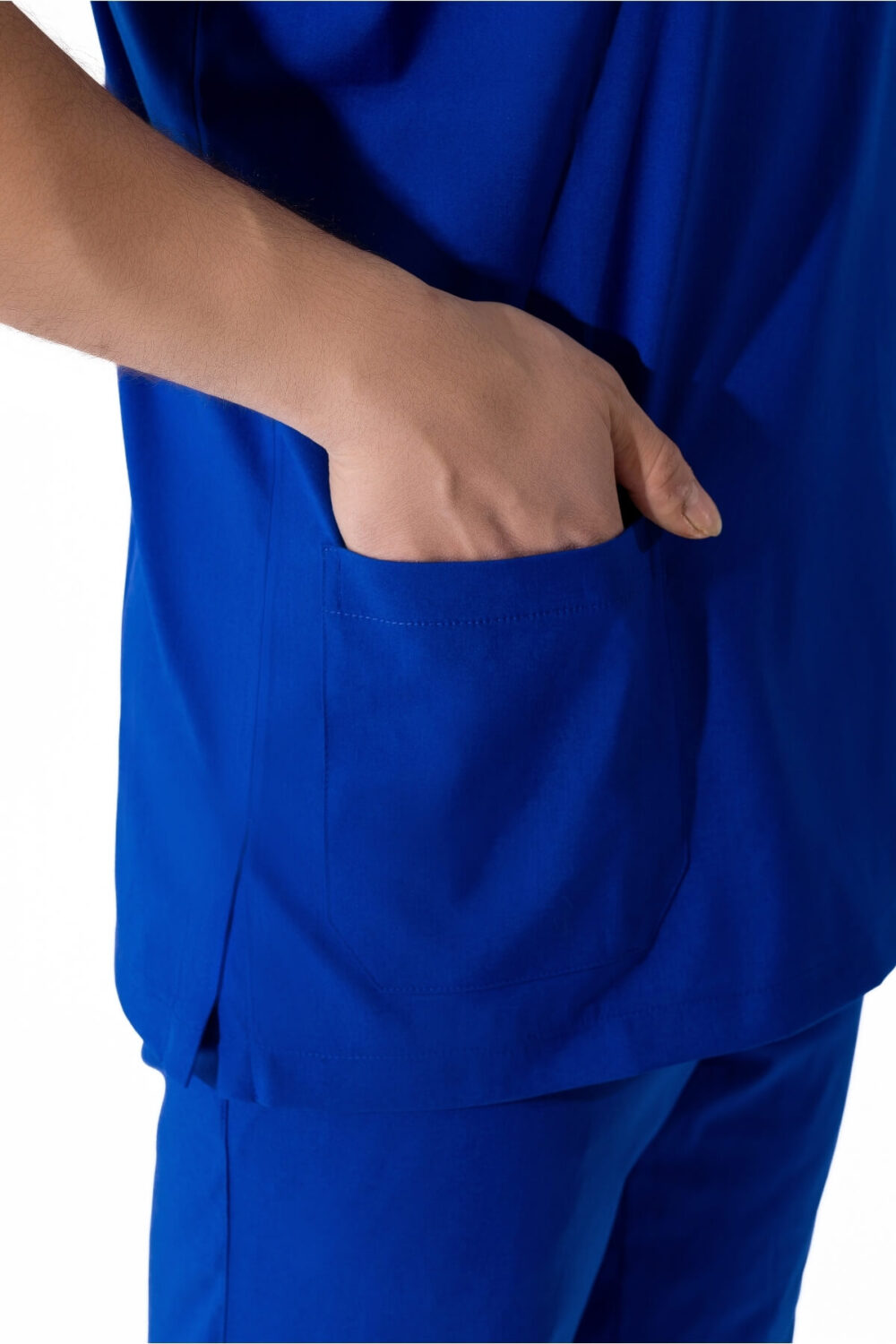 Yula Cerebrum Erkek Scrubs Takımı – Saks Mavisi - Görsel 3