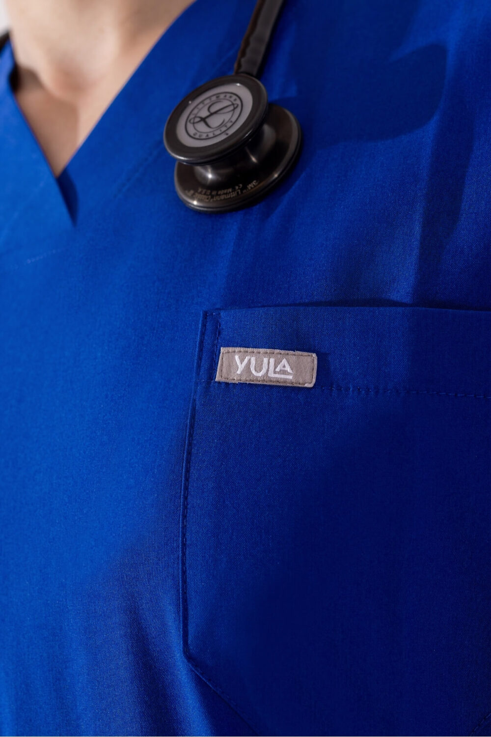 Yula Cerebrum Erkek Scrubs Takımı – Saks Mavisi - Görsel 2